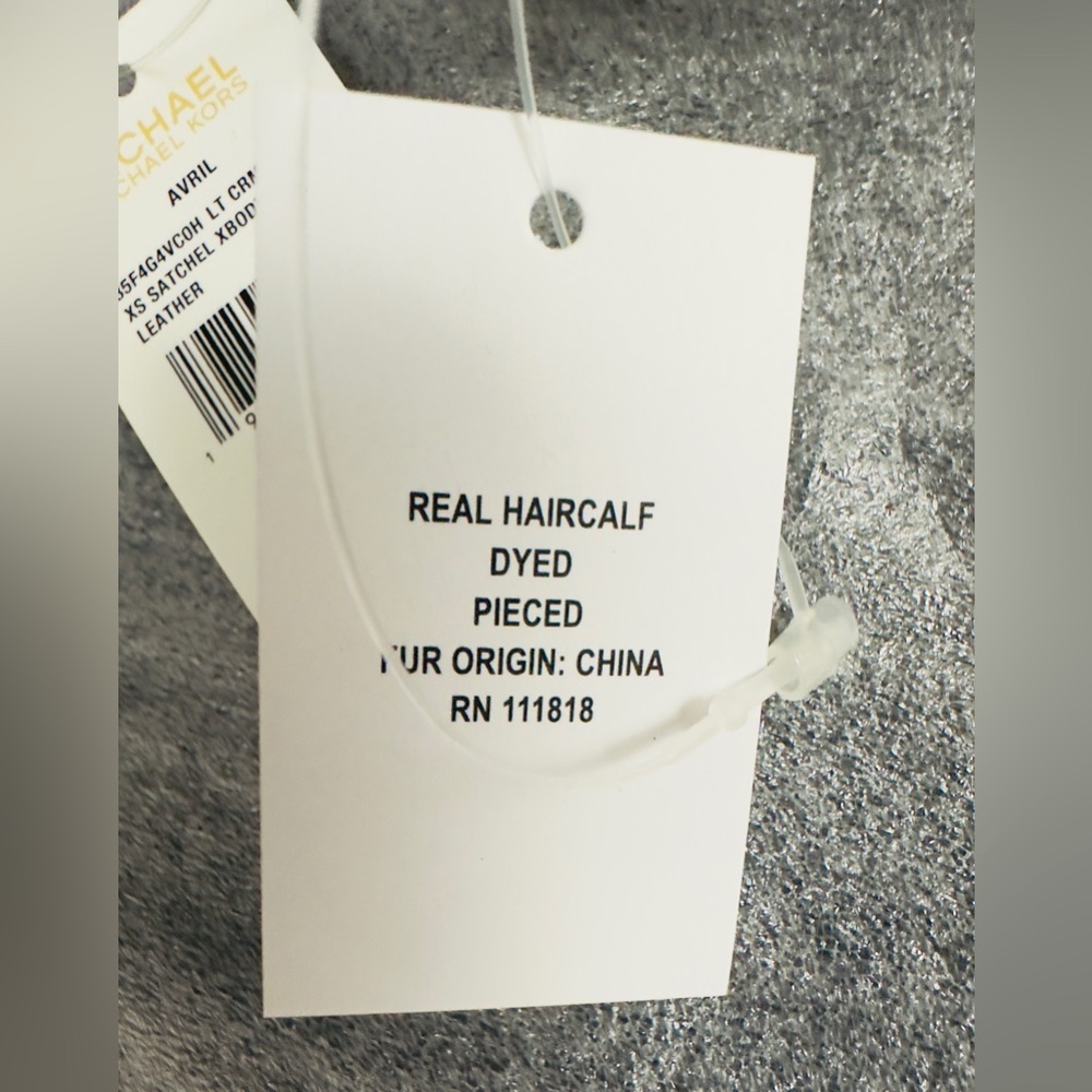 Michael Kors Avril Extra-Small Cheetah Print Calf Hair and Leather Satchel.  NWT - Picture 9 of 9